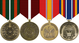 Coast Guard Full Size Medals